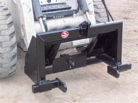 skid steer pto plate|skid steer quick hitch.